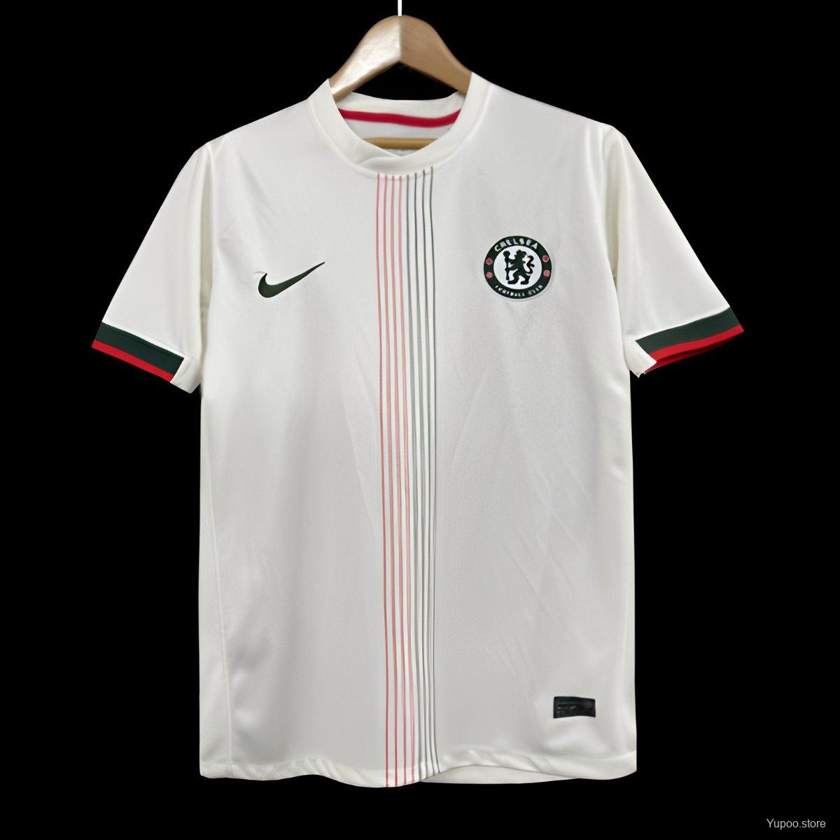 Camiseta de fútbol Chelsea 2025/26 VISITANTE MANGA CORTA VERSION FAN